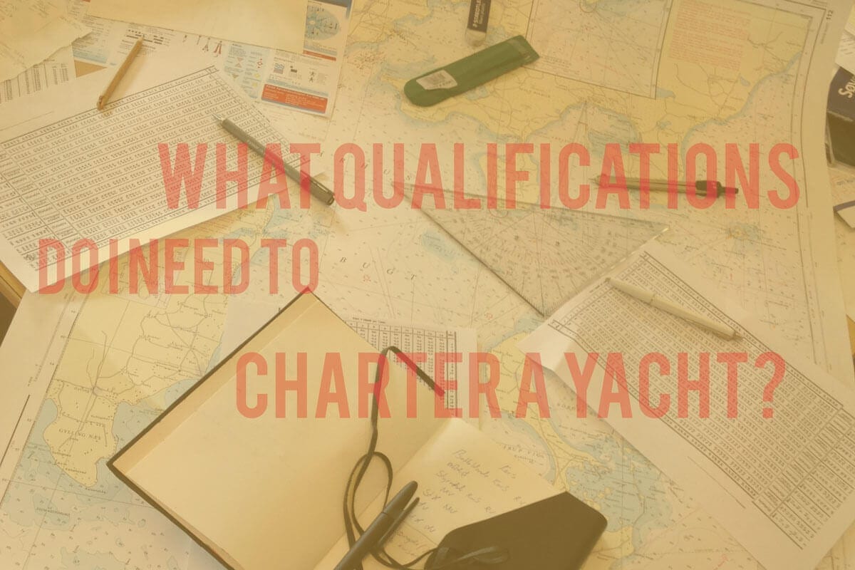 yacht charter qualifications