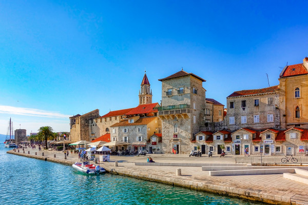 View of a street and town on one of our croatia sailing holidays