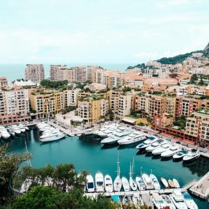 view of Monaco harbour on a French Riviera sailing itinerary