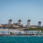 windmills in mykonos greece