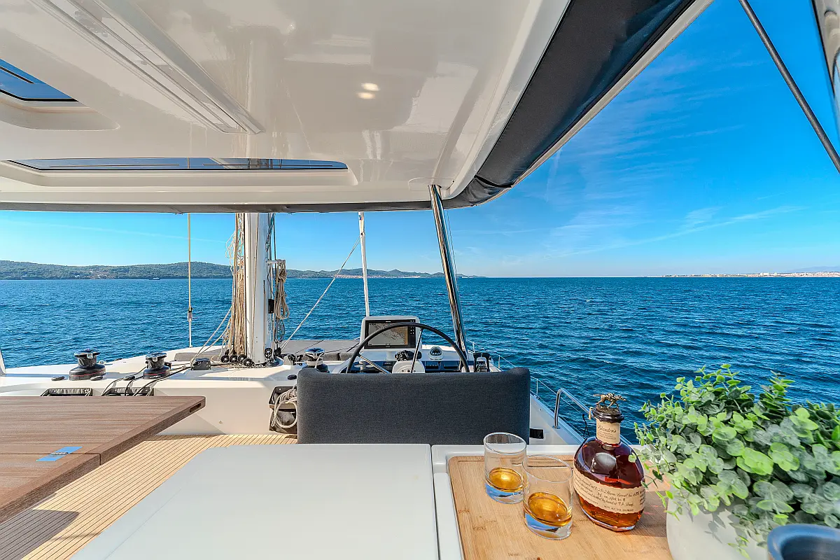 Lagoon 55 Yacht Charter Croatia, What To Expect Discover Lagoon 55 “Black Caviar”, Where Space Meets Style