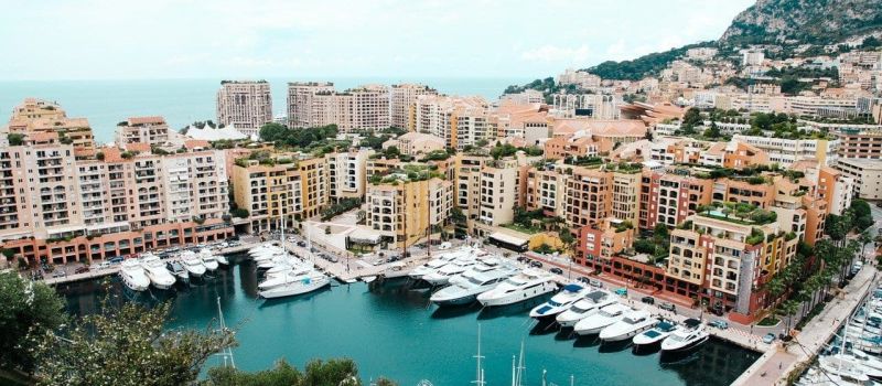 french-riviera-sailing-itinerary view of Monaco harbour on a French Riviera sailing itinerary