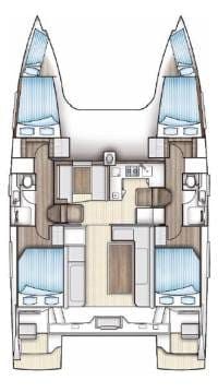 Catamaran layout