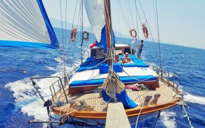 private-gulet-chater – MII Flaka Full sail front