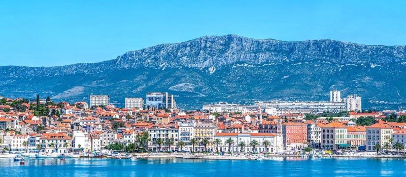 the city of split on a split sailing itinerary south route