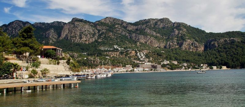 western-lycian-sailing-itinerary view of Marmaris on a western Lycian Marmaris sailing itinerary